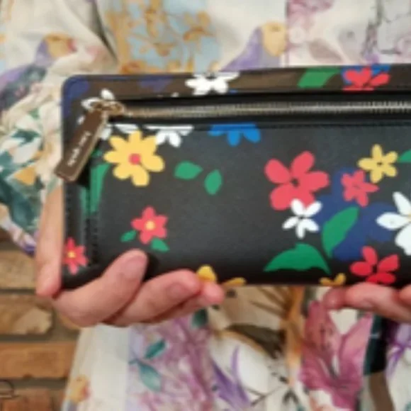 Kate Spade Staci Medium Satchel and Floral Wallet SET - NWT